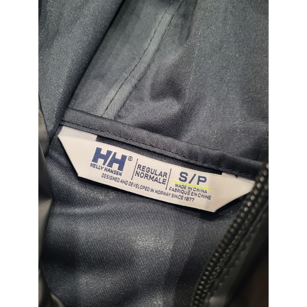 New Helly Hansen Womens Moss Rain Jacket Size Small/Petite $85 Black - Picture 6 of 11
